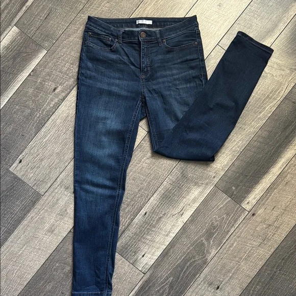 LC Lauren Conrad Deep Indigo Skinny Jeans Size 12 - Picture 1 of 7